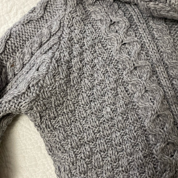 Aran Cowl Neck Tunic Sweater - Picture 10 of 16